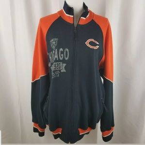 Chicago BEARS NFL Zip Up Jacket Size X-LARGE